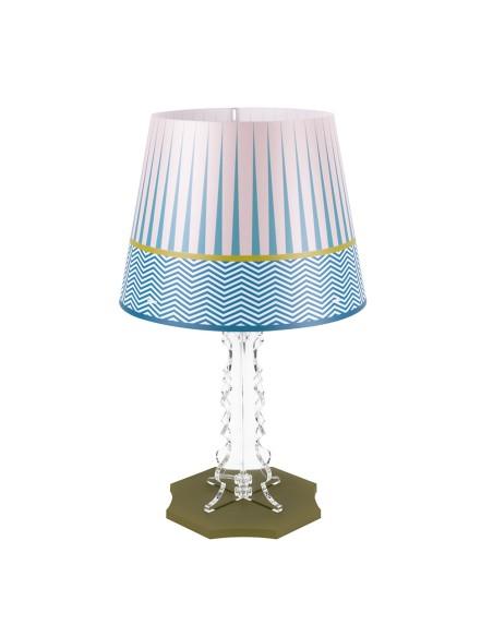 Vesta Home - Lampada da Tavolo Grande Brighella·modern·31 X 31 X 52 H Th. Legs 8 Mm Th. Base 12 Mm