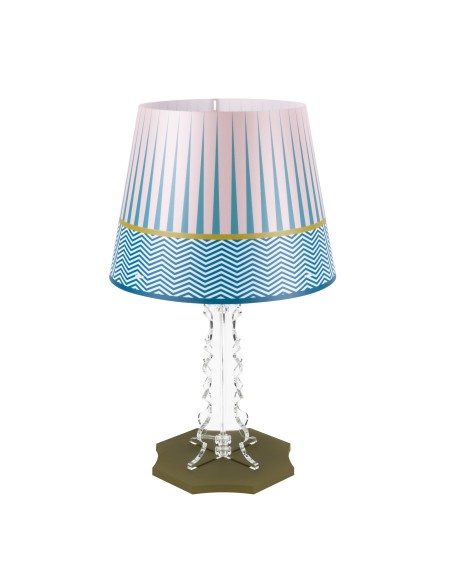Vesta Home - Lampada da Tavolo Grande Brighella·modern·31 X 31 X 52 H Th. Legs 8 Mm Th. Base 12 Mm