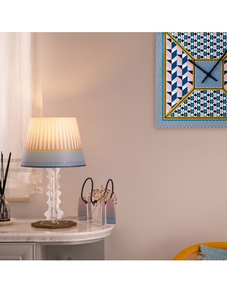 Vesta Home - Lampada da Tavolo Grande Brighella·modern·31 X 31 X 52 H Th. Legs 8 Mm Th. Base 12 Mm
