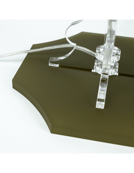 Vesta Home - Lampada da Tavolo Grande Brighella·modern·31 X 31 X 52 H Th. Legs 8 Mm Th. Base 12 Mm
