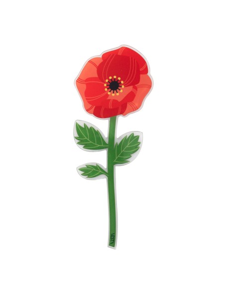 Vesta Home - Bomboniera - Papavero Kit 6 Pz·rosso·5,3 X 20,5 H Cm Th. 3 Mm