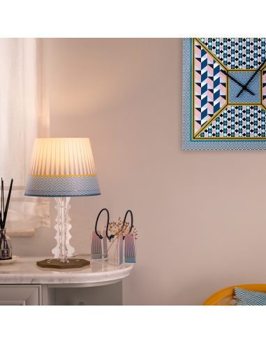 Vesta Home - Lampada da Tavolo Grande Brighella·modern·31 X 31 X 52 H Th. Legs 8 Mm Th. Base 12 Mm