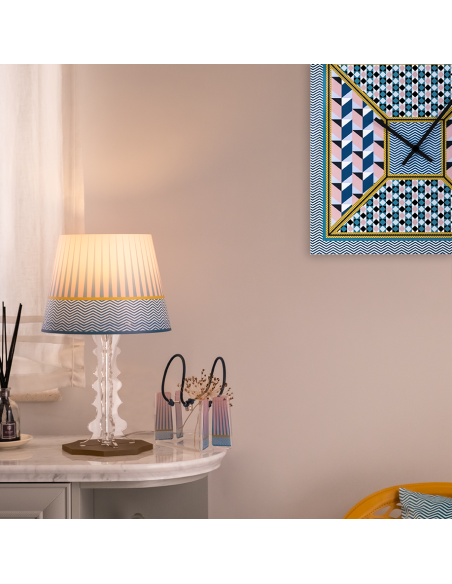 Vesta Home - Lampada da Tavolo Grande Brighella·modern·31 X 31 X 52 H Th. Legs 8 Mm Th. Base 12 Mm