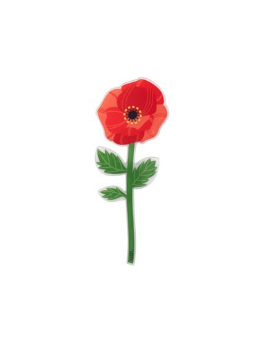 Vesta Home - Bomboniera - Papavero Kit 6 Pz·rosso·5,3 X 20,5 H Cm Th. 3 Mm