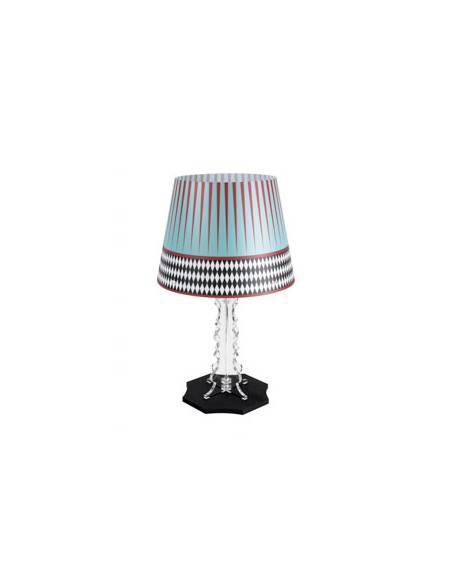 Vesta Home - Lampada da Tavolo Grande Brighella·foulard·31 X 31 X 52 H Th. Legs 8 Mm Th. Base 12 Mm