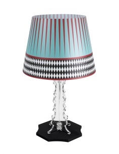 Vesta Home - Lampada da Tavolo Grande Brighella·foulard·31 X 31 X 52 H Th. Legs 8 Mm Th. Base 12 Mm