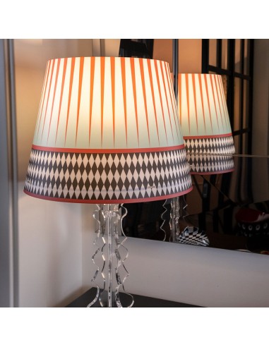 Vesta Home - Lampada da Tavolo Grande Brighella·foulard·31 X 31 X 52 H Th. Legs 8 Mm Th. Base 12 Mm