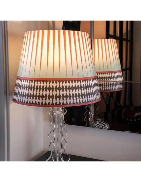 Vesta Home - Lampada da Tavolo Grande Brighella·foulard·31 X 31 X 52 H Th. Legs 8 Mm Th. Base 12 Mm