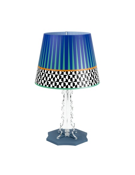 Vesta Home - Lampada da Tavolo Grande Brighella·ethnic·31 X 31 X 52 H Th. Legs 8 Mm Th. Base 12 Mm