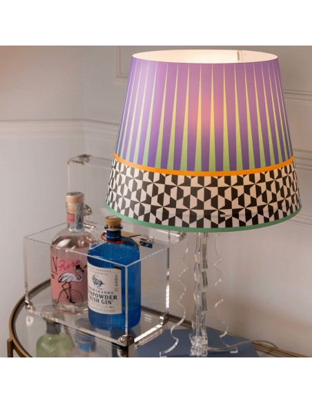 Vesta Home - Lampada da Tavolo Grande Brighella·ethnic·31 X 31 X 52 H Th. Legs 8 Mm Th. Base 12 Mm