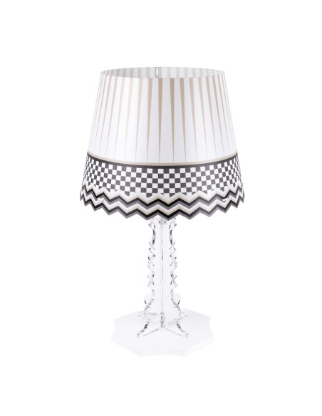 Vesta Home - Lampada da Tavolo Grande Brighella·basic·31 X 31 X 52 H Th. Legs 8 Mm Th. Base 12 Mm