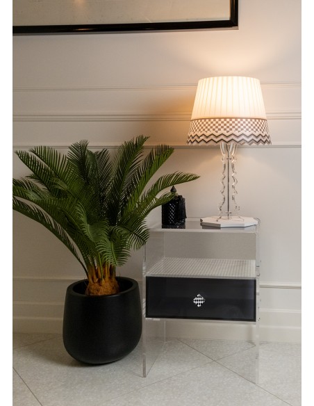 Vesta Home - Lampada da Tavolo Grande Brighella·basic·31 X 31 X 52 H Th. Legs 8 Mm Th. Base 12 Mm