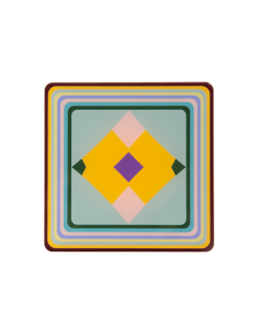 Vesta Home - Sottobicchiere Quadrato·rainbow·10 X 10 H Th. 3 Mm