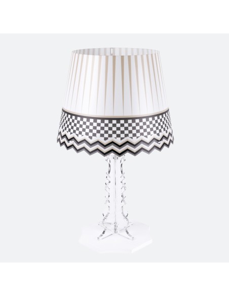 Vesta Home - Lampada da Tavolo Grande Brighella·basic·31 X 31 X 52 H Th. Legs 8 Mm Th. Base 12 Mm
