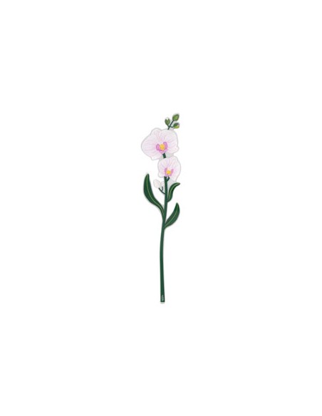 Vesta Home - Fiore Orchidea Piccola Kit 6 Pz Funny Flowers·bianco·9,8 X 46 H Cm Th. 5 Mm