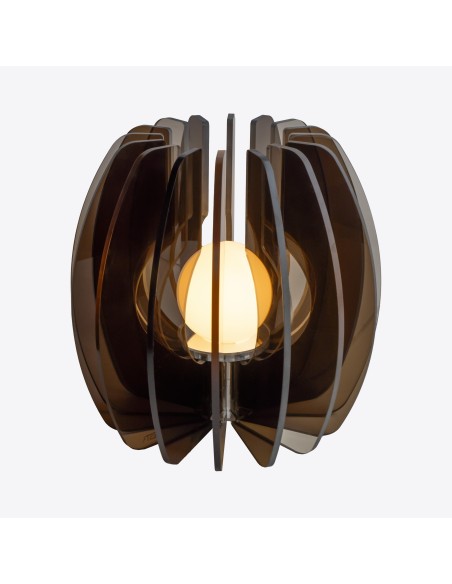 Vesta Home - Lampada Grande - Iride·marrone·ø20 X 33 H Cm Th 8 Mm