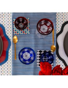 Vesta Home - Sottobicchiere Quadrato·foulard·10 X 10 H Th. 3 Mm