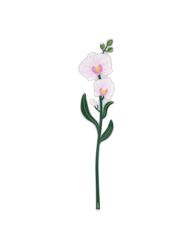 Vesta Home - Fiore Orchidea Grande Kit 6 Pz Funni Flowers·bianco·12 X 59,5 H Cm Th. 5 Mm