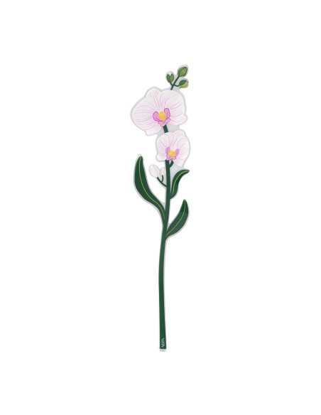 Vesta Home - Fiore Orchidea Grande Kit 6 Pz Funni Flowers·bianco·12 X 59,5 H Cm Th. 5 Mm