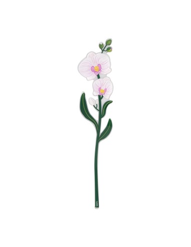 Vesta Home - Fiore Orchidea Grande Kit 6 Pz Funni Flowers·bianco·12 X 59,5 H Cm Th. 5 Mm