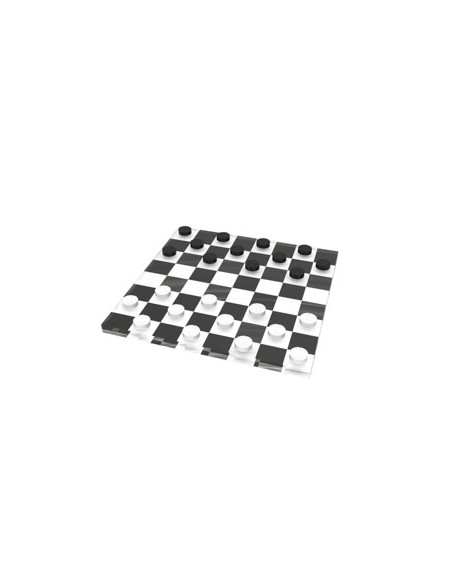 Vesta Home - Mini Dama·bianco/nero·15 X 15 Cm Th. 10 Mm