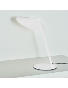 Vesta Home - Lampada da Tavolo Gong Work·bianco·ø30 X 48 H