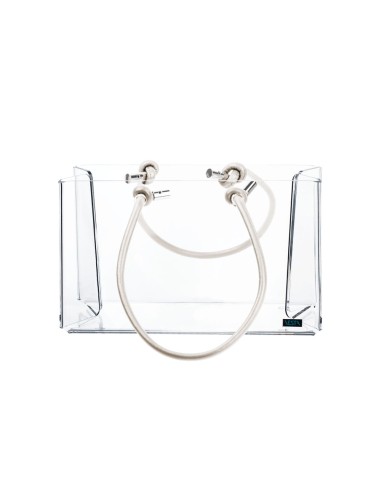 Vesta Home - Shopper Piccola Charlotte·avorio·20 X 14 X 12 H Th. 4 Mm