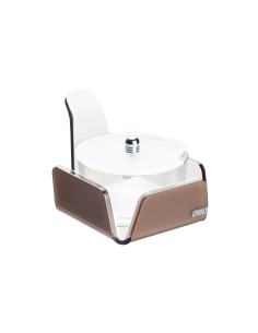 Vesta Home - Formaggera Tonda Like Water·marrone Monosatinato·10,5 X 10,5 X 10 H Th. 5 Mm 2