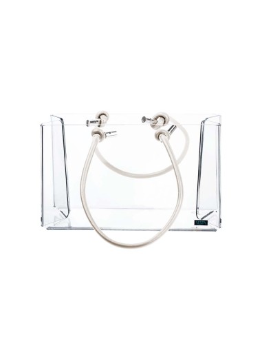 Vesta Home - Shopper Piccola Charlotte·avorio·20 X 14 X 12 H Th. 4 Mm