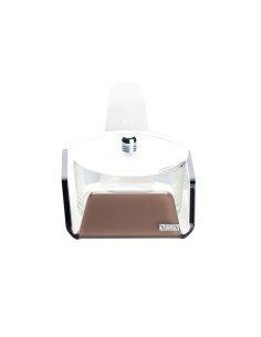 Vesta Home - Formaggera Tonda Like Water·marrone Monosatinato·10,5 X 10,5 X 10 H Th. 5 Mm