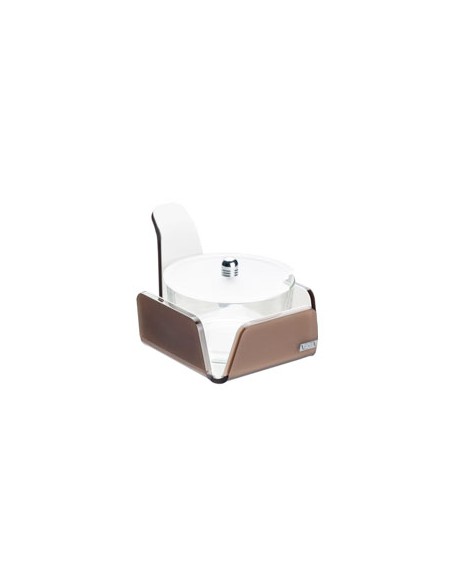 Vesta Home - Formaggera Tonda Like Water·marrone Monosatinato·10,5 X 10,5 X 10 H Th. 5 Mm