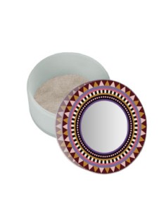 Vesta Home - Happy Beauty - Portagioie Rotondo Piccolo·viola·ø8 X 5,3 H Cm Mirror Ø41 Mm 2