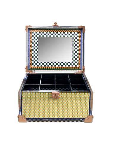 Vesta Home - Cofanetto Portagioie Decor·rainbow·30 X 23,5 X 17,5 H Th. 10 Mm Th. 10 Mm