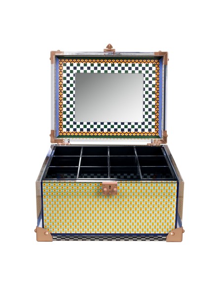 Vesta Home - Cofanetto Portagioie Decor·rainbow·30 X 23,5 X 17,5 H Th. 10 Mm Th. 10 Mm