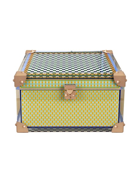 Vesta Home - Cofanetto Portagioie Decor·rainbow·30 X 23,5 X 17,5 H Th. 10 Mm Th. 10 Mm