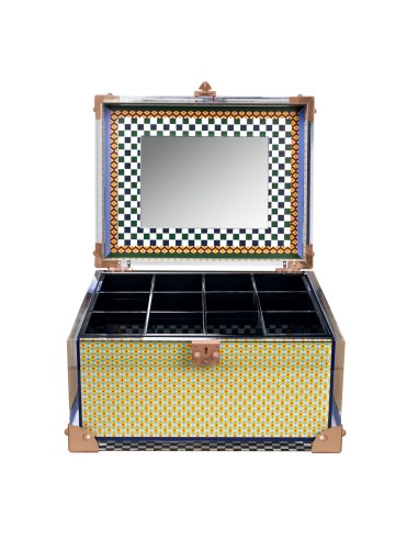 Vesta Home - Cofanetto Portagioie Decor·rainbow·30 X 23,5 X 17,5 H Th. 10 Mm Th. 10 Mm