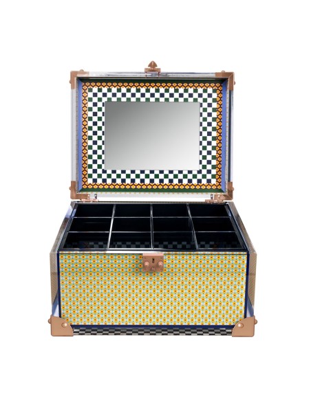 Vesta Home - Cofanetto Portagioie Decor·rainbow·30 X 23,5 X 17,5 H Th. 10 Mm Th. 10 Mm