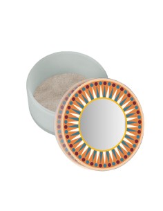 Vesta Home - Happy Beauty - Portagioie Rotondo Piccolo·arancione·ø8 X 5,3 H Cm Mirror Ø41 Mm