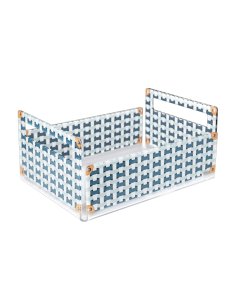 Vesta Home - Cassetta Frutta·celeste·29 X 21 X 13 H Th. 5 Mm