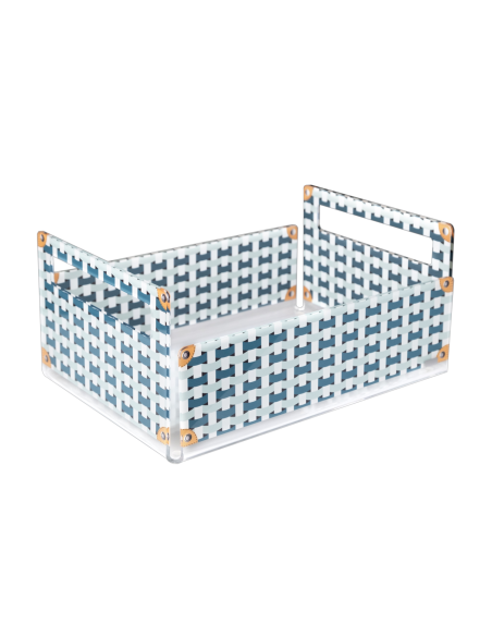 Vesta Home - Cassetta Frutta·celeste·29 X 21 X 13 H Th. 5 Mm