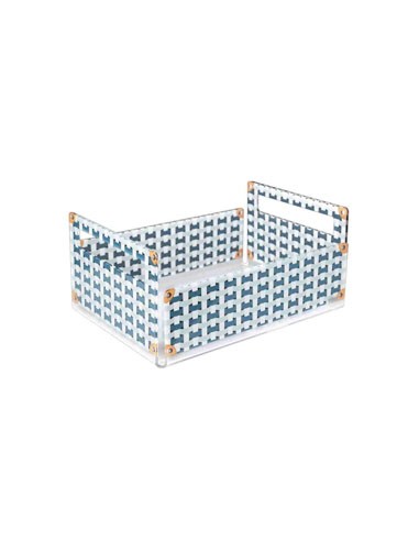 Vesta Home - Cassetta Frutta·celeste·29 X 21 X 13 H Th. 5 Mm