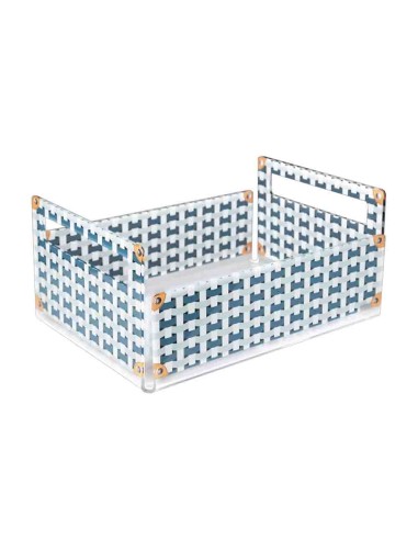 Vesta Home - Cassetta Frutta·celeste·29 X 21 X 13 H Th. 5 Mm