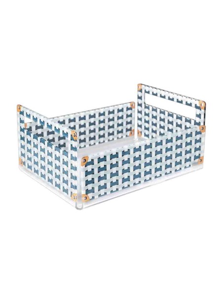 Vesta Home - Cassetta Frutta·celeste·29 X 21 X 13 H Th. 5 Mm