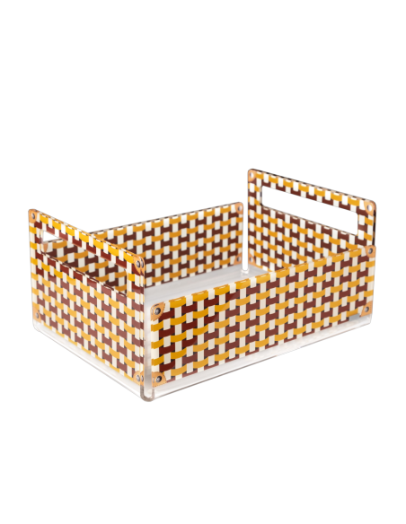 Vesta Home - Cassetta Frutta·arancione·29 X 21 X 13 H Th. 5 Mm