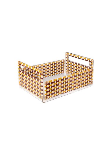 Vesta Home - Cassetta Frutta·arancione·29 X 21 X 13 H Th. 5 Mm