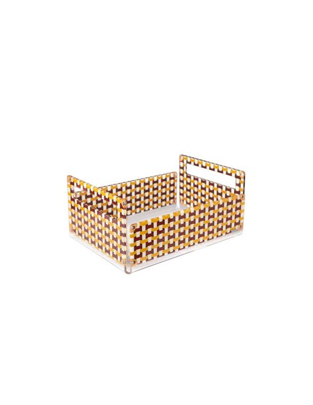 Vesta Home - Cassetta Frutta·arancione·29 X 21 X 13 H Th. 5 Mm