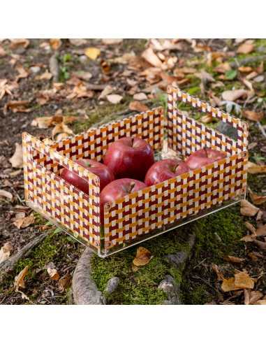 Vesta Home - Cassetta Frutta·arancione·29 X 21 X 13 H Th. 5 Mm