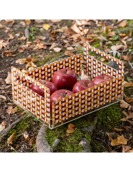 Vesta Home - Cassetta Frutta·arancione·29 X 21 X 13 H Th. 5 Mm