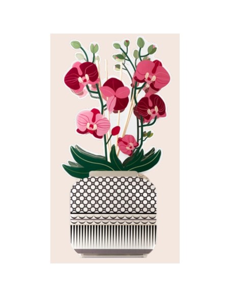 Vesta Home - Livinia Maxi Profumatore Orchidea Rossa 500 Ml·rosso·23,5 X 9,6 X 48,6 H Th. 4 Mm