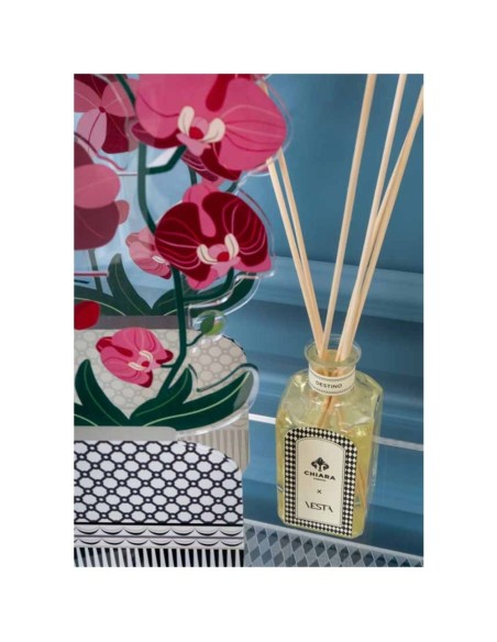 Vesta Home - Livinia Maxi Profumatore Orchidea Rossa 500 Ml·rosso·23,5 X 9,6 X 48,6 H Th. 4 Mm